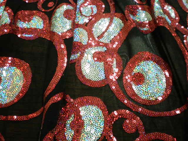 2.Red-Silver Angel Sequins